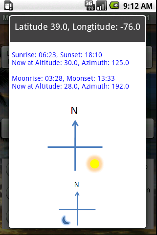 moon n sun locator