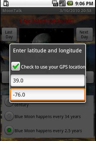 set location